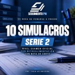 Pack de 10 simulacros, Serie 2, con retroalimentación y nota de corte. Seguimiento PN.